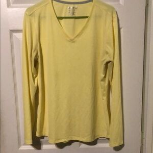 Yellow V-Neck Long Sleeve Shirt 🎁Bundle only🎁